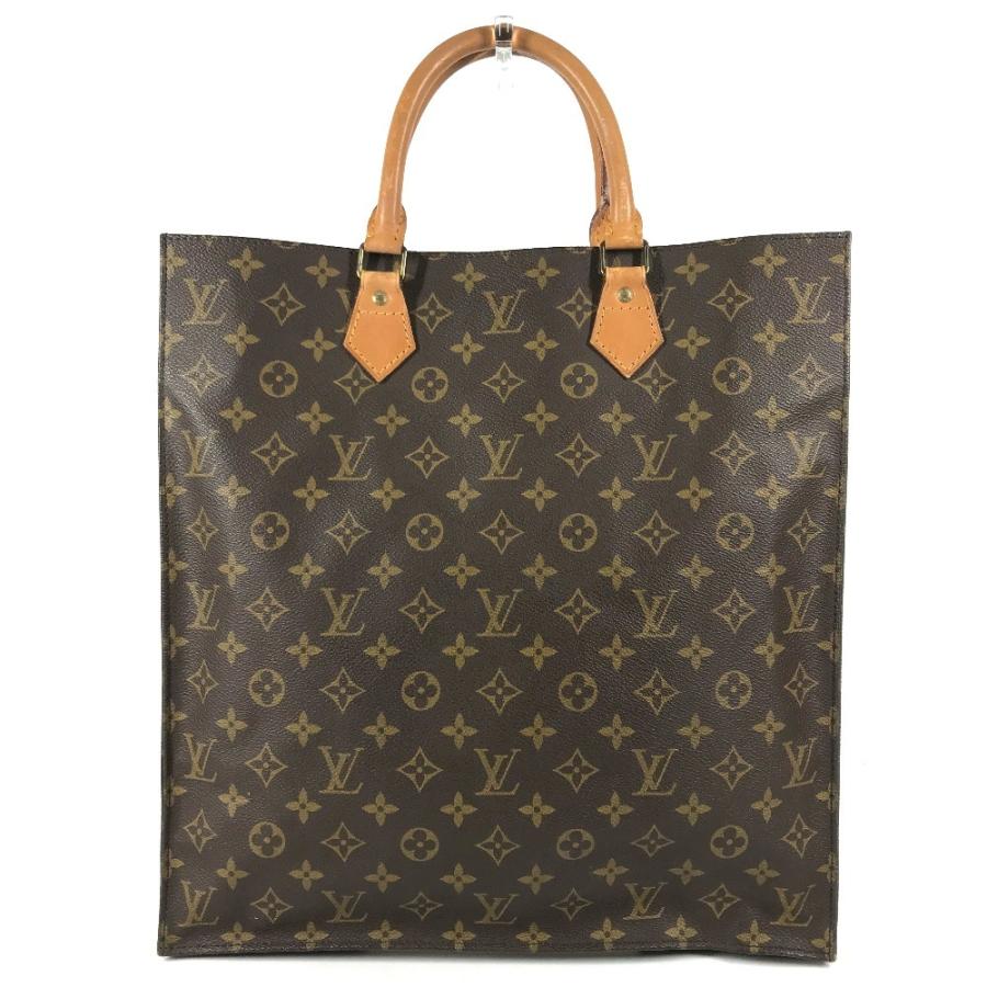 LOUIS VUITTON ルイヴィトン M51140 サックプラ 旧型 カバン トートバッグ 縦型トート モノグラム ハンドバッグ ブラウン 【中古】 | LOUIS VUITTON | 01