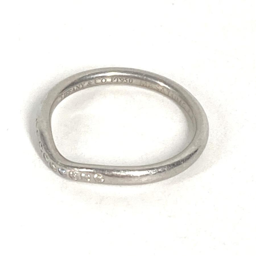 TIFFANY&Co. ティファニー カーブドバンド リング プラチナ 9PD  アクセサリー ジュエリー ダイヤ ダイヤモンド 指輪 シルバー【中古】 | TIFFANY&Co. | 01