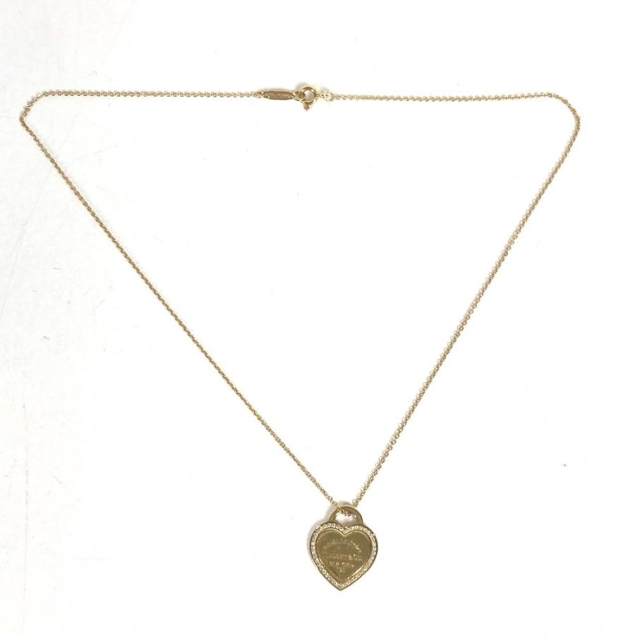 TIFFANY&Co. ティファニー リターントゥハート ネックレス ダイヤモンド アクセサリー ジュエリー チェーンネックレス K18 金【中古】 | TIFFANY&Co. | 01