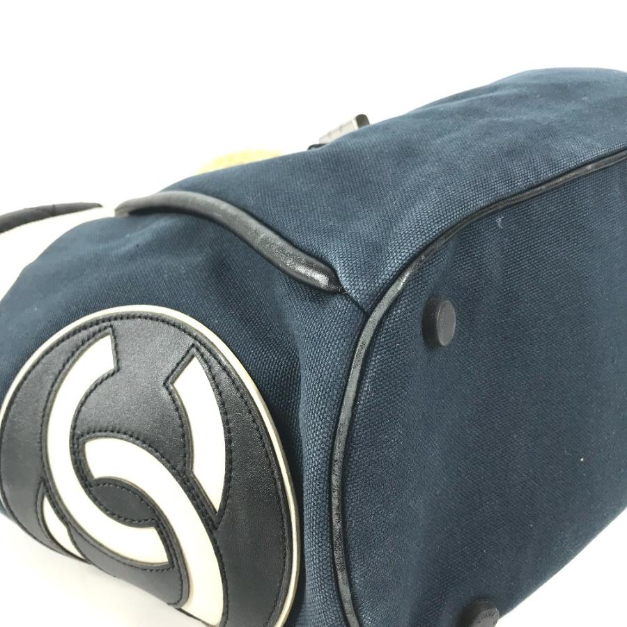 CHANEL シャネル ロープハンドル NO5 カバン  トートバッグ CC ココマーク ロゴ ハンドバッグ ネイビー ユニセックス【中古】 | CHANEL | 06