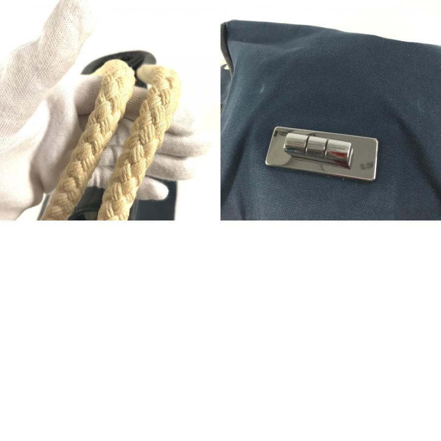 CHANEL シャネル ロープハンドル NO5 カバン  トートバッグ CC ココマーク ロゴ ハンドバッグ ネイビー ユニセックス【中古】 | CHANEL | 09