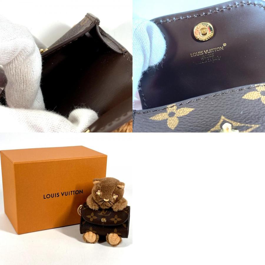 新品同様 LOUIS VUITTON ルイヴィトン M01561  バッグチャーム・LV キュート モノグラム バッグチャーム 猫 キャット キーホルダー【中古】 | LOUIS VUITTON | 09