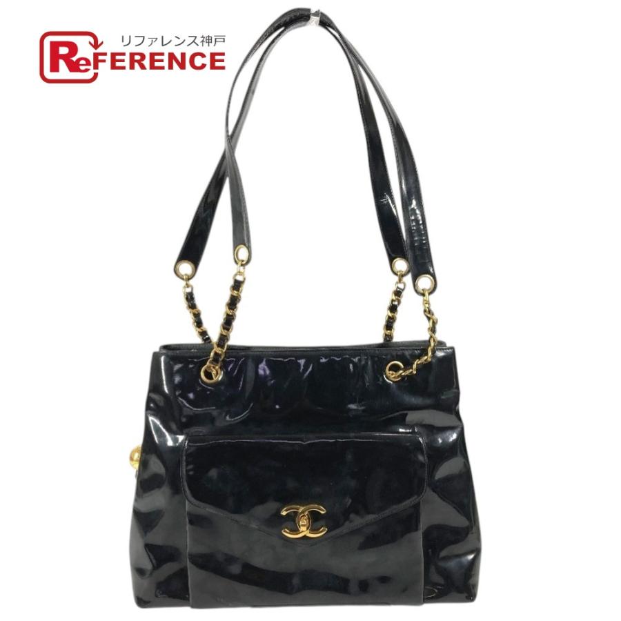 CHANEL シャネル CC ココマーク ロゴ ココボール カバン Wチェーンバッグ 肩掛け  ヴィンテージ ショルダーバッグ ブラック【中古】 | CHANEL