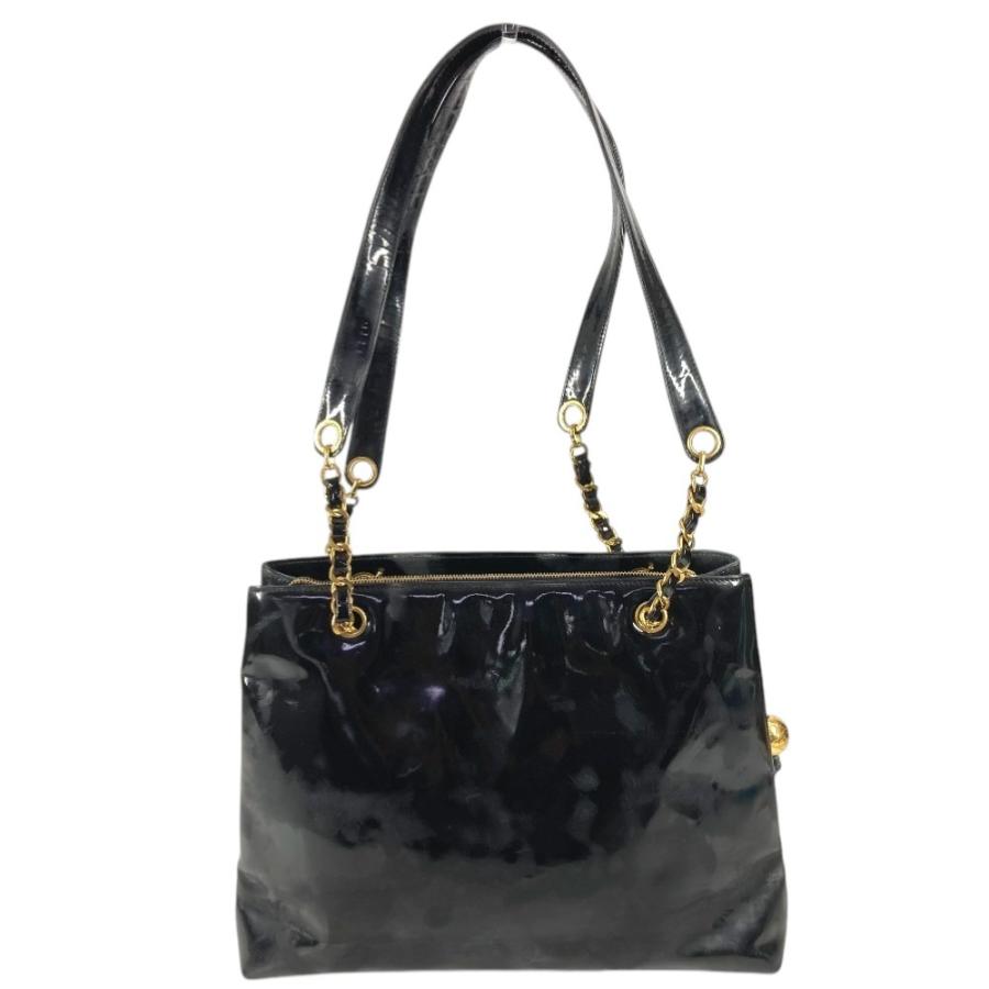 CHANEL シャネル CC ココマーク ロゴ ココボール カバン Wチェーンバッグ 肩掛け  ヴィンテージ ショルダーバッグ ブラック【中古】 | CHANEL | 01