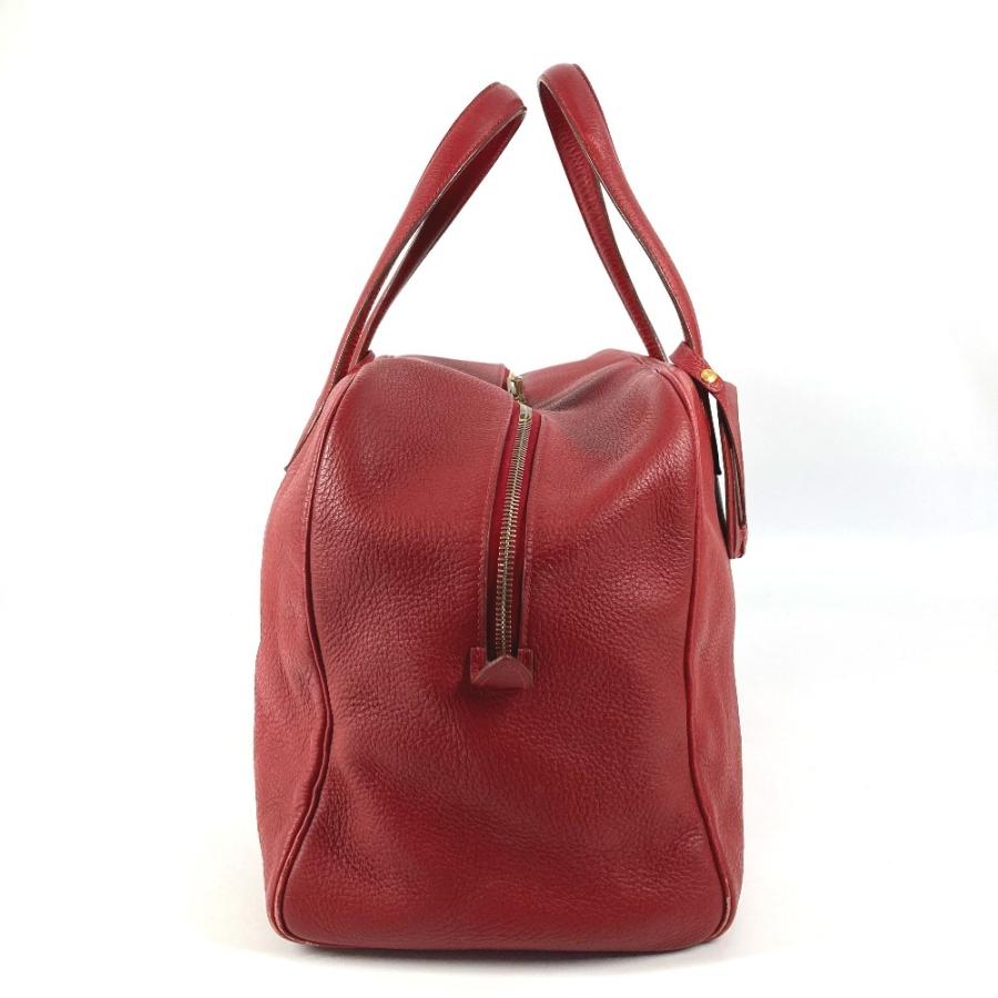 HERMES エルメス ヴィクトリア43 ヴィクトリア 43 旅行バッグ カバン トラベルバッグ　バッグ ボストンバッグ レッド ユニセックス【中古】 | HERMES | 02