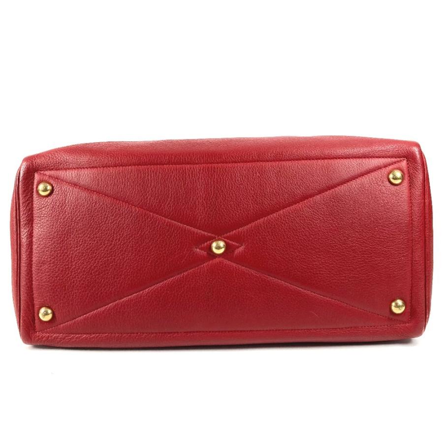 HERMES エルメス ヴィクトリア43 ヴィクトリア 43 旅行バッグ カバン トラベルバッグ　バッグ ボストンバッグ レッド ユニセックス【中古】 | HERMES | 04