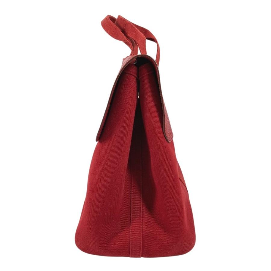 HERMES エルメス ヴァルパライソ MM ヴァルパライソMM カバン フラップ トートバッグ ハンドバッグ レッド ユニセックス【中古】 | HERMES | 02