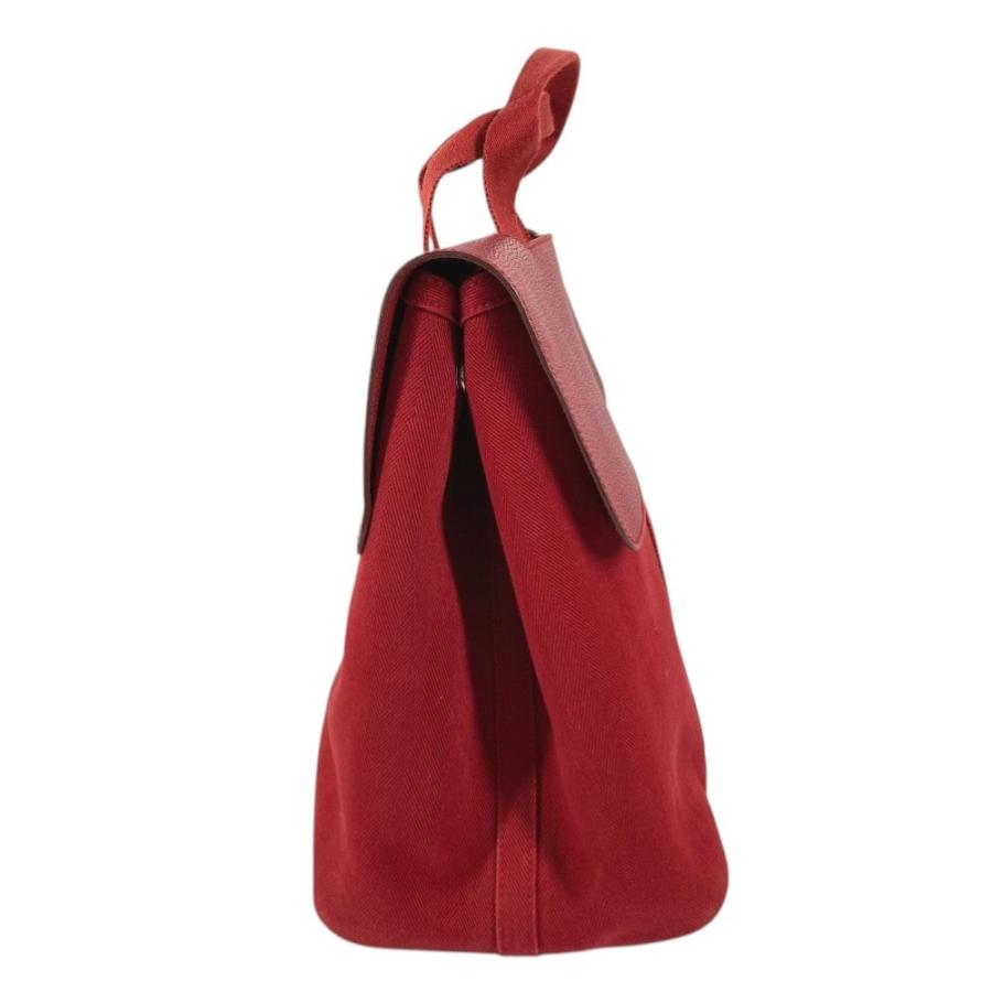 HERMES エルメス ヴァルパライソ MM ヴァルパライソMM カバン フラップ トートバッグ ハンドバッグ レッド ユニセックス【中古】 | HERMES | 03