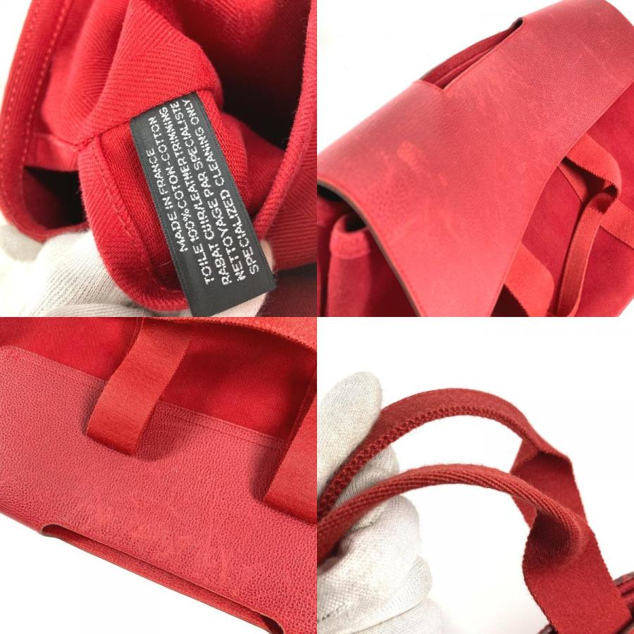 HERMES エルメス ヴァルパライソ MM ヴァルパライソMM カバン フラップ トートバッグ ハンドバッグ レッド ユニセックス【中古】 | HERMES | 09