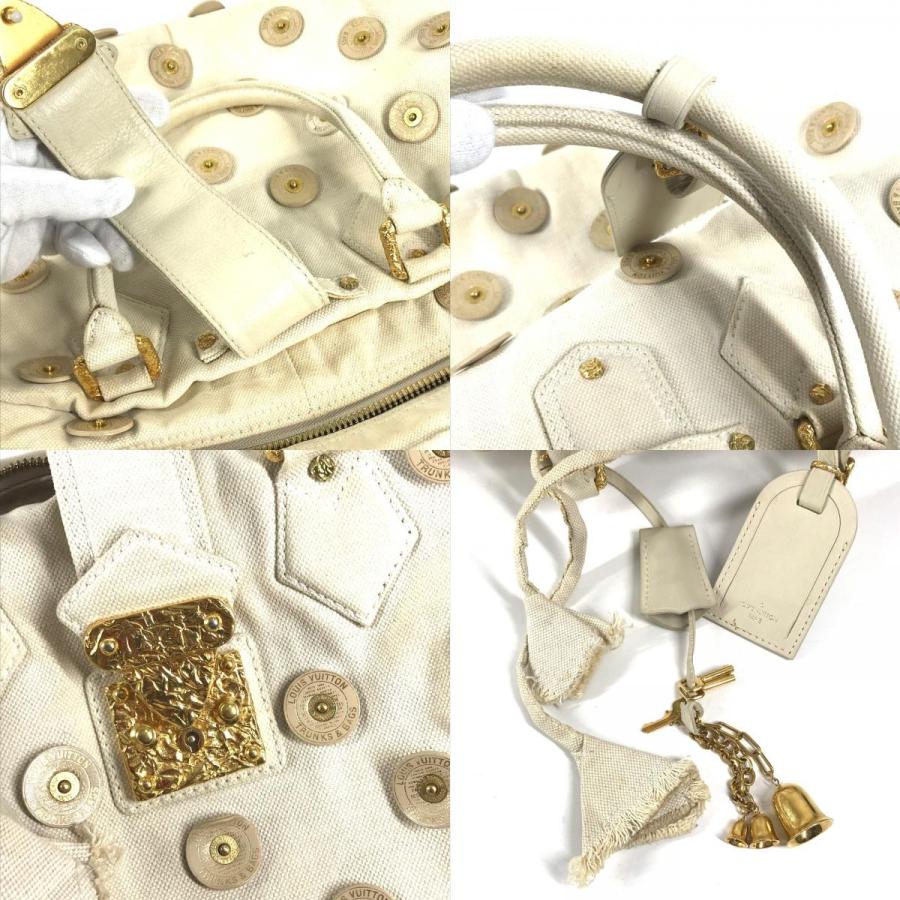 LOUIS VUITTON ルイヴィトン M95409 ショルダーバッグ ベル付き ボストンバッグ ポルカドッツパナマ ボウリィ ハンドバッグ 【中古】 | LOUIS VUITTON | 08