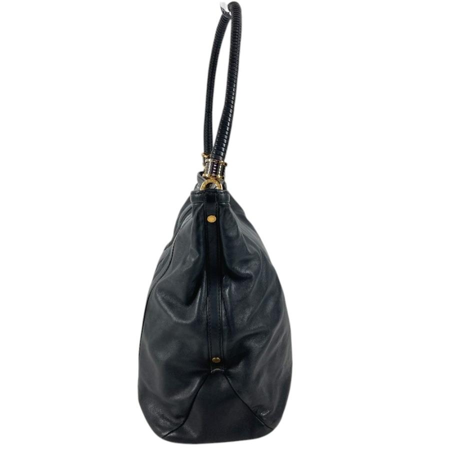 BVLGARI ブルガリ ロゴ 肩掛け トートバッグ カバン B-ZERO1 ビーゼロ1 ショルダーバッグ ネイビー ユニセックス【中古】 | BVLGARI | 02