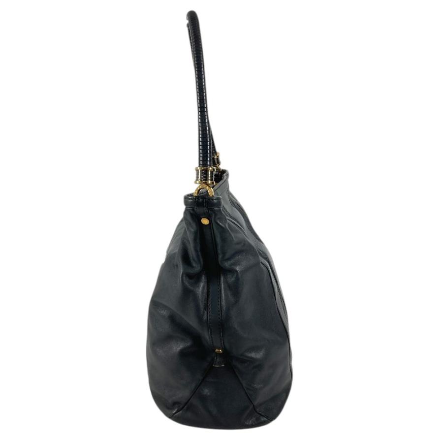 BVLGARI ブルガリ ロゴ 肩掛け トートバッグ カバン B-ZERO1 ビーゼロ1 ショルダーバッグ ネイビー ユニセックス【中古】 | BVLGARI | 03