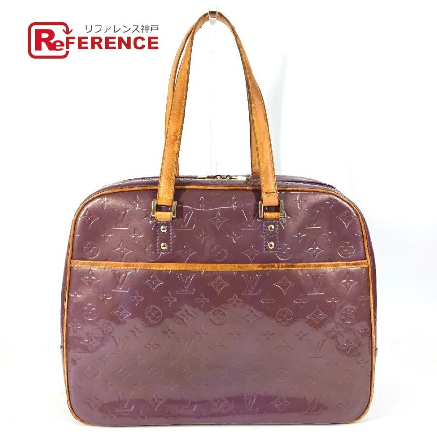LOUIS VUITTON ルイヴィトン M91081  サットン カバン ボストンバッグ  モノグラムヴェルニ ショルダーバッグ ヴァイオレット 【中古】 | LOUIS VUITTON