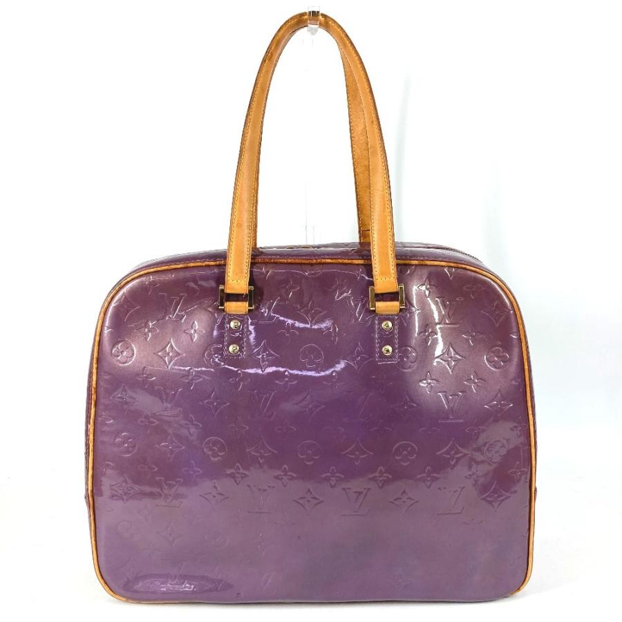 LOUIS VUITTON ルイヴィトン M91081  サットン カバン ボストンバッグ  モノグラムヴェルニ ショルダーバッグ ヴァイオレット 【中古】 | LOUIS VUITTON | 01