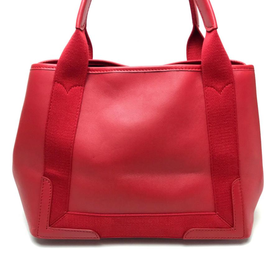 BALENCIAGA バレンシアガ 339933 ネイビーカバス S トートバッグ ショルダーバッグ レザー レッド レディース【中古】 | BALENCIAGA | 01