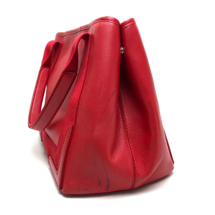 BALENCIAGA バレンシアガ 339933 ネイビーカバス S トートバッグ ショルダーバッグ レザー レッド レディース【中古】 | BALENCIAGA | 03