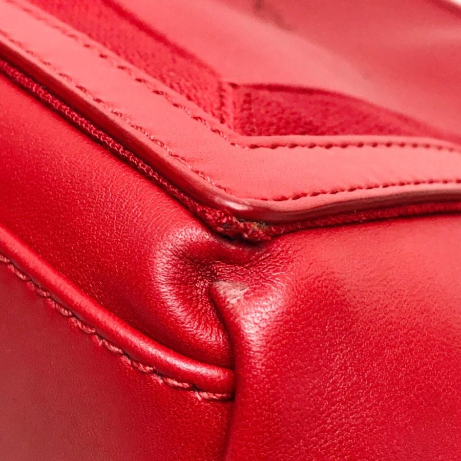 BALENCIAGA バレンシアガ 339933 ネイビーカバス S トートバッグ ショルダーバッグ レザー レッド レディース【中古】 | BALENCIAGA | 04