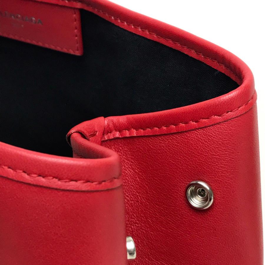 BALENCIAGA バレンシアガ 339933 ネイビーカバス S トートバッグ ショルダーバッグ レザー レッド レディース【中古】 | BALENCIAGA | 05