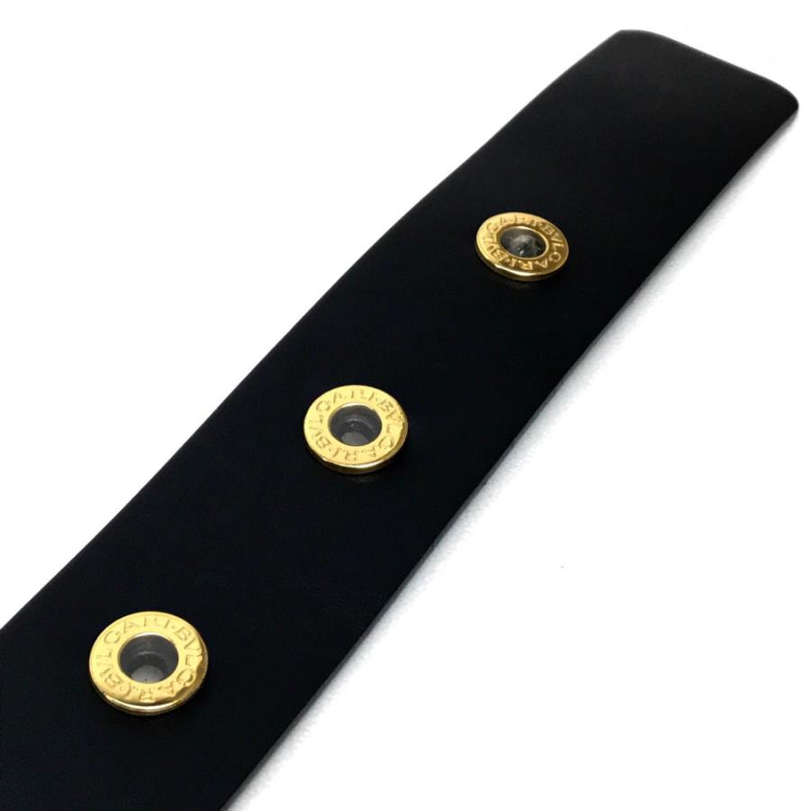 BVLGARI ブルガリ アパレル ベルト ブラック ブラック レディース【中古】 | BVLGARI | 05