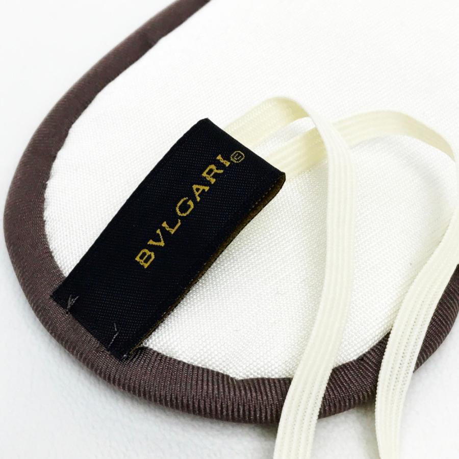 未使用　BVLGARI 　ブルガリ  アイマスク　ロゴ シルク/ ユニセックス | BVLGARI | 04