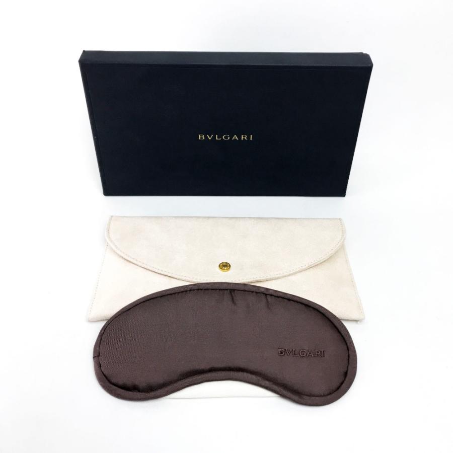 未使用　BVLGARI 　ブルガリ  アイマスク　ロゴ シルク/ ユニセックス | BVLGARI | 07