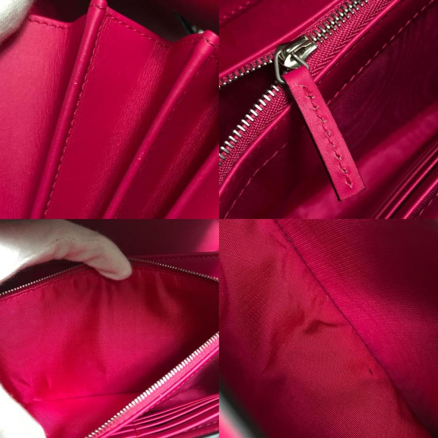 新品同様 GUCCI グッチ 524967 GUCCY ロゴ チェーンウォレットバッグ 2WAY 長財布 レザー ピンク ピンク/ゴールド レディース【中古】 | GUCCI | 08