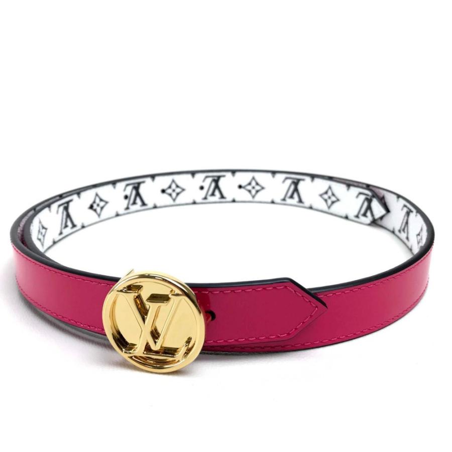 Louis Vuitton ルイ ヴィトン M0148w サンチュールlvサークル 20mm リバーシブル ベルト ローズドラジェ ブラック レディース 未使用 中古 E 190904 3 リファレンス コレクション 通販 Yahoo ショッピング