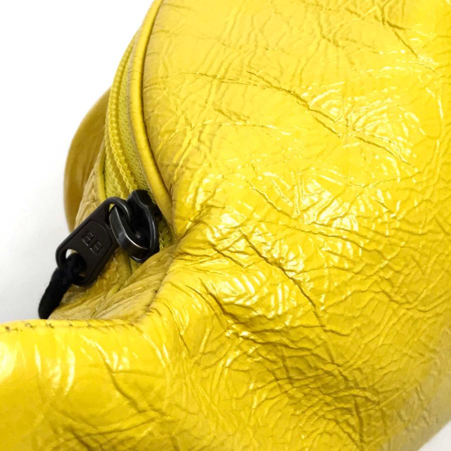 BALENCIAGA バレンシアガ 529550 EXPLORER BELT PACK ボディバッグ レザー イエロー ユニセックス【中古】未使用 | BALENCIAGA | 07