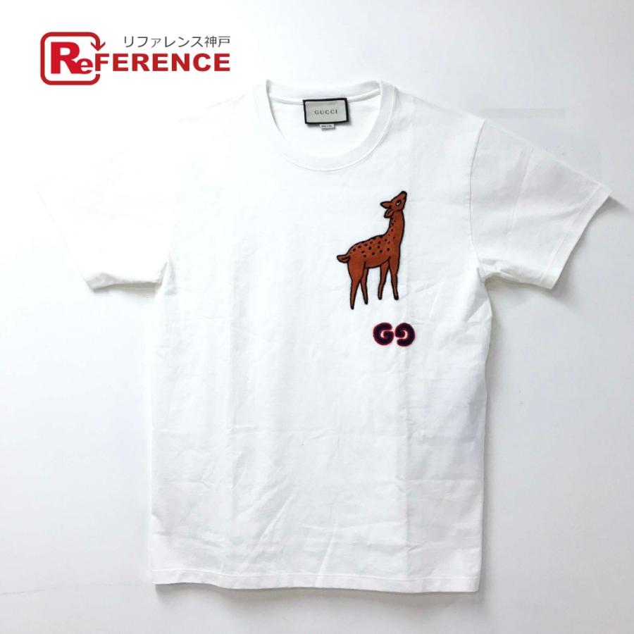 未使用 Gucci グッチ 5434 ディア パッチ オーバーサイズ Tシャツ シカ 19aw 半袖ｔシャツ メンズ E 64 リファレンス コレクション 通販 Yahoo ショッピング