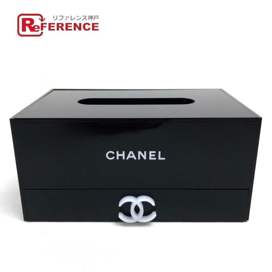 Chanel シャネル ティッシュボックス ティッシュケース ｃｃ ブラック ユニセックス 未使用 中古 E 9 リファレンス コレクション 通販 Yahoo ショッピング