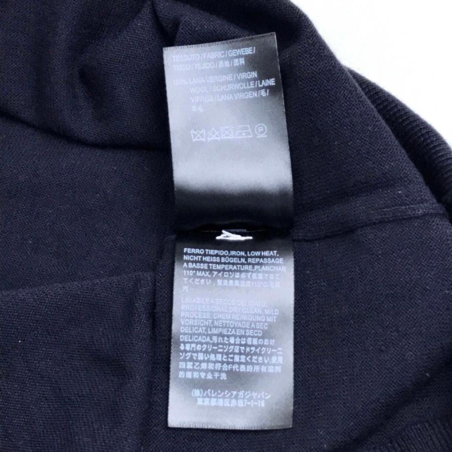 新品同様 BALENCIAGA バレンシアガ  583117 長袖 トップス ニット バック ロゴ セーター ウール メンズ | BALENCIAGA | 08