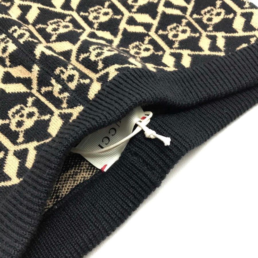 未使用 GUCCI グッチ 484340 スカル デコレーションパターン パンツ コットン キッズ ベージュ×ブラック | GUCCI | 03