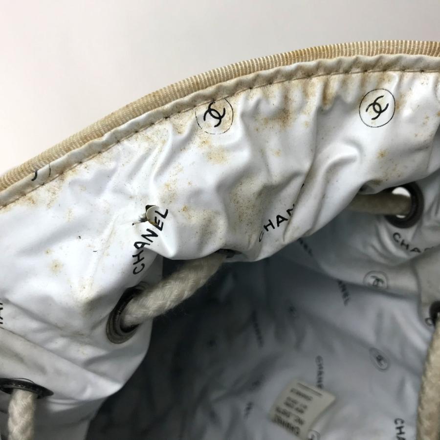 熱い販売 Chanel シャネル ノベルティ ミニバッグ ナップサック プールバッグ 巾着ショルダーバッグ ビニール 黒 ショルダーバッグ ついでに買取キット 無料 も 申し込む Panero Shop
