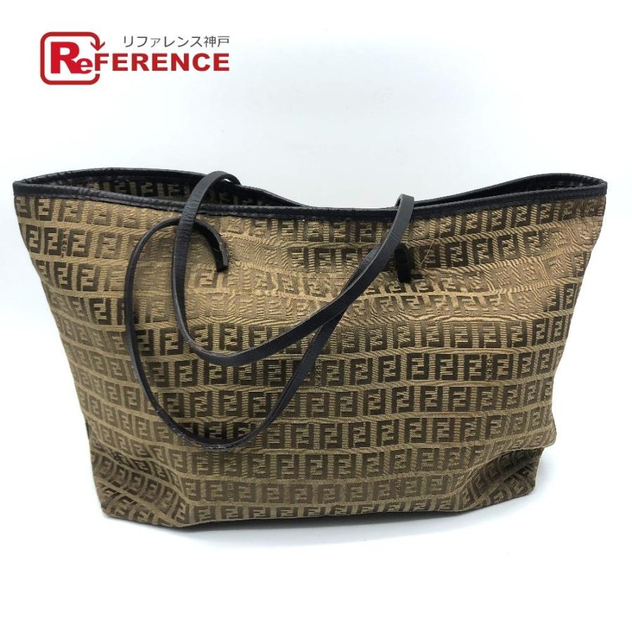 フェンディ FENDI FFロゴ ズッカ柄 ズッキーノ ハンドバッグ FENDI フェンディ FFロゴ ズッカ柄 ズッキーノ 肩掛け トート