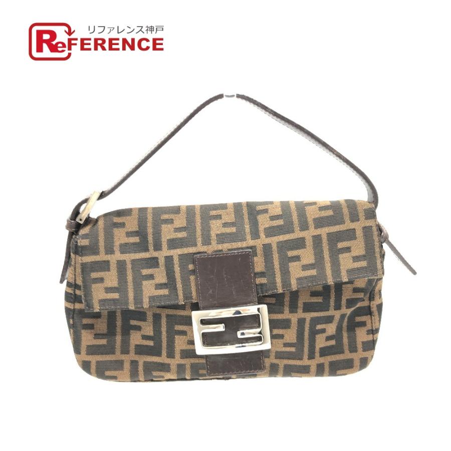 FENDI フェンディ ズッカ FF柄 マンマバケット ショルダーバッグ キャンバスxレザー レディース ブラウン  :E-201028-5:リファレンス コレクション - 通販 - Yahoo!ショッピング