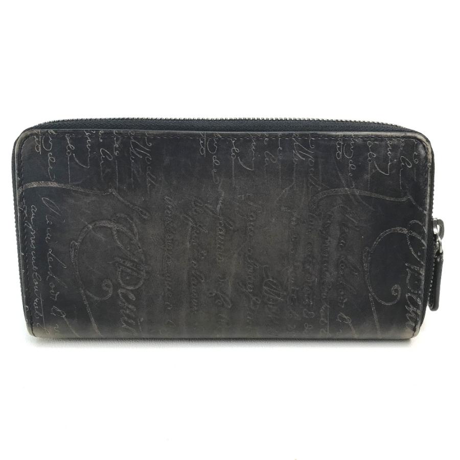 Berluti ベルルッティラウンドファスナー 長財布 カリグラフィ レザー