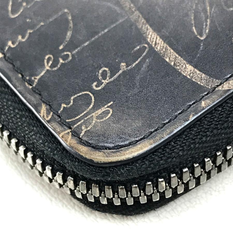 Berluti ベルルッティ カリグラフィ ラウンドファスナー長財布 メンズ 黒 楽天市場】ベルルッティ 長財布 イタウバ カリグラフィ