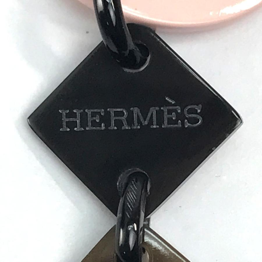 美品 HERMES エルメス HAVA アヴァ ネックレス バッファローホーン ラッカーウッド レディース 系ライトピンク | HERMES | 05