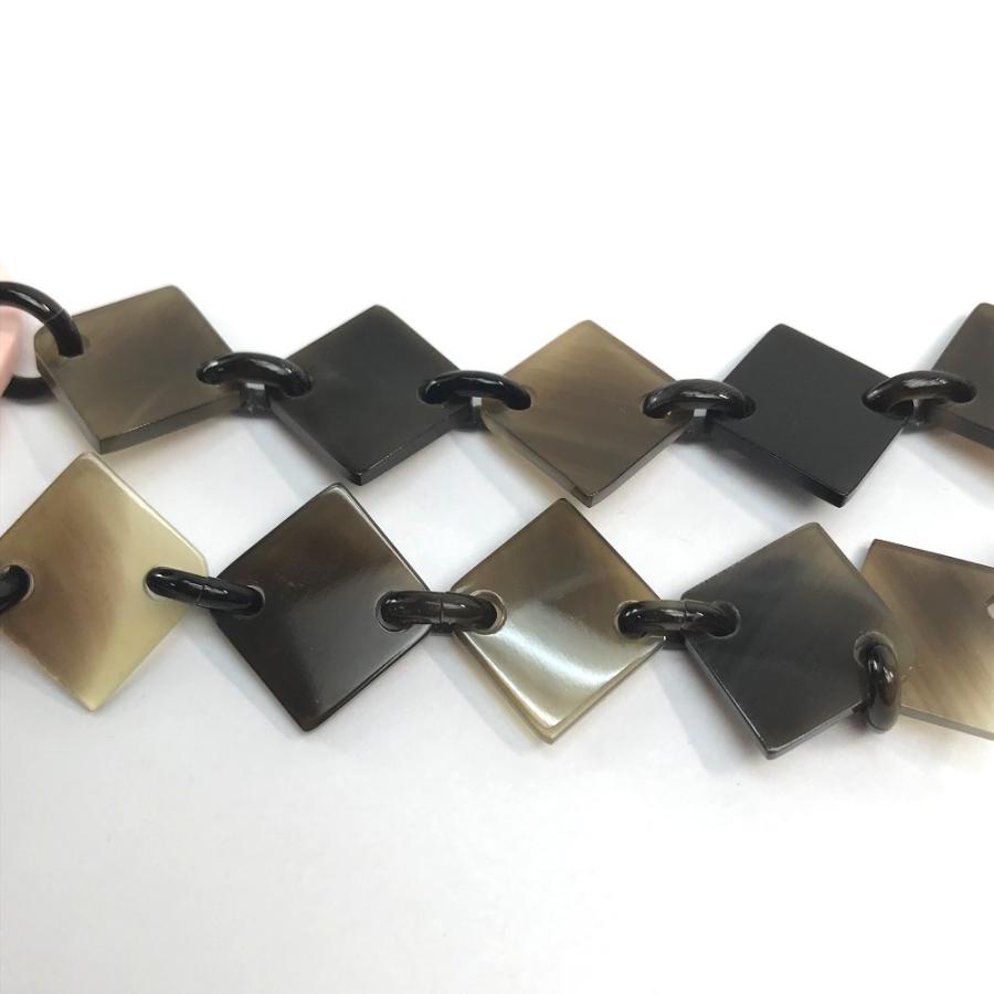 美品 HERMES エルメス HAVA アヴァ ネックレス バッファローホーン ラッカーウッド レディース 系ライトピンク | HERMES | 07