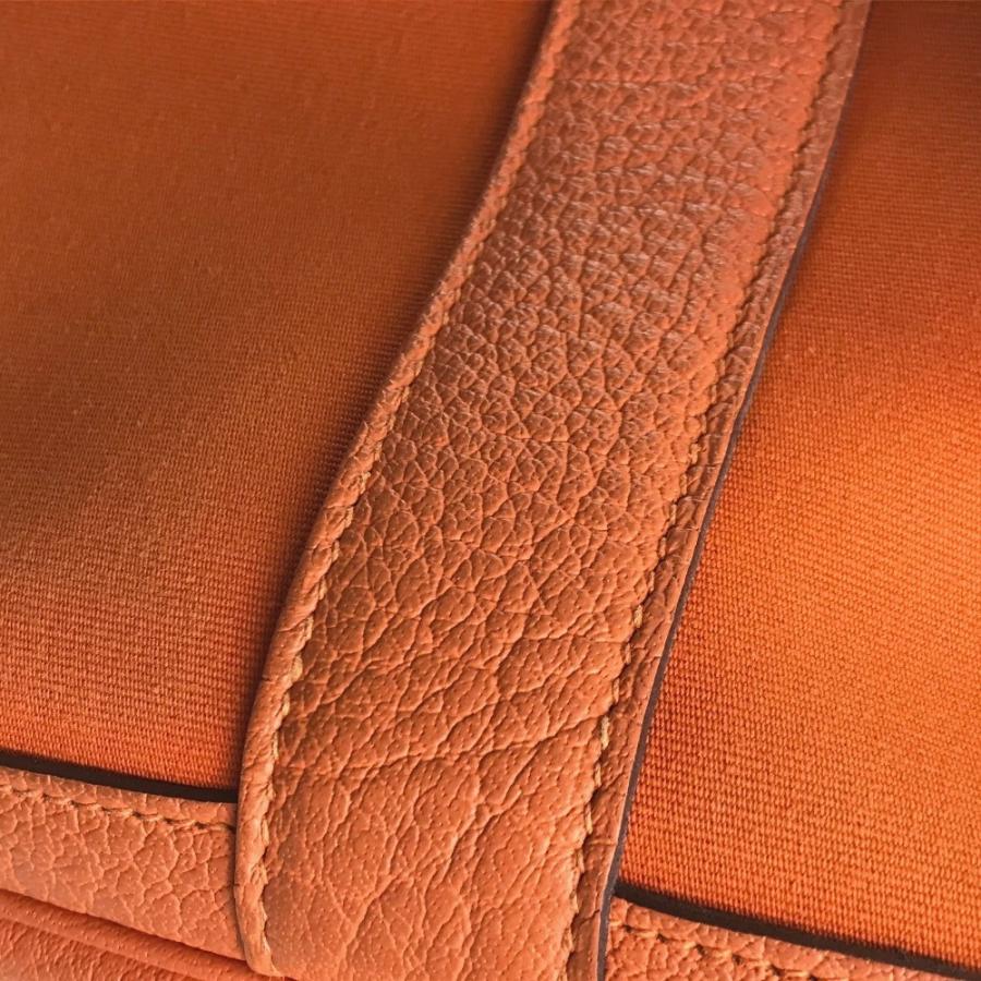 HERMES エルメス ガーデンパーティPM  カバン ショルダーバッグ トートバッグ フー オレンジ レディース【中古】 | HERMES | 10