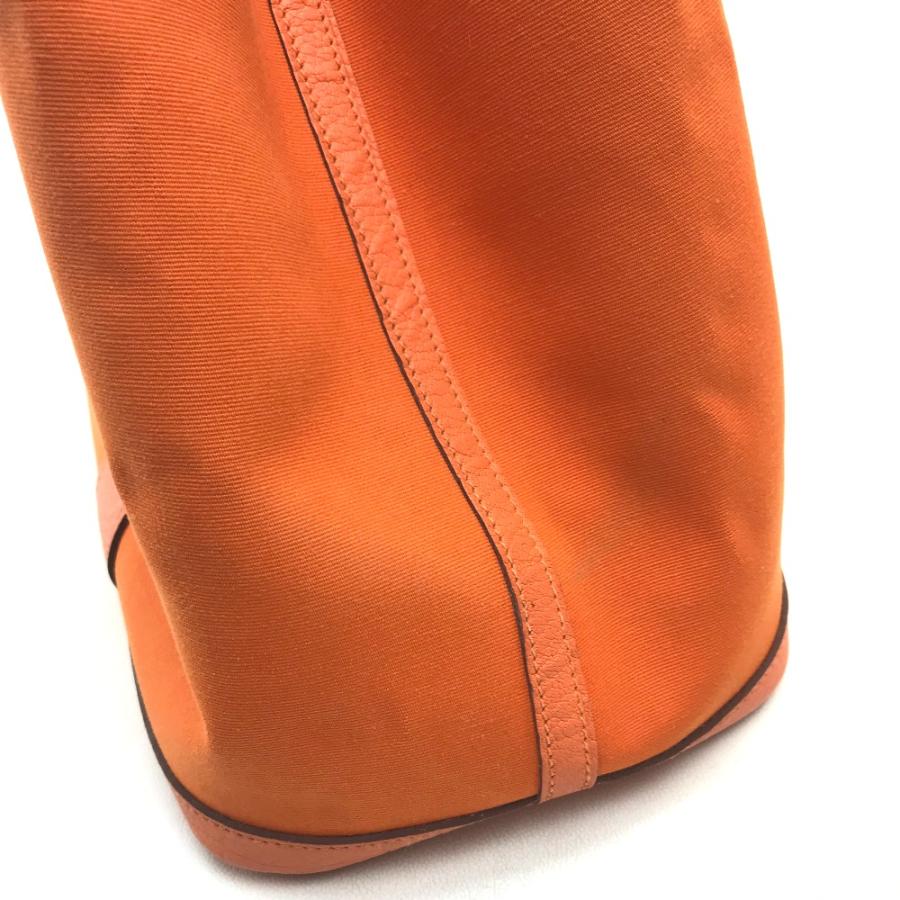 HERMES エルメス ガーデンパーティPM  カバン ショルダーバッグ トートバッグ フー オレンジ レディース【中古】 | HERMES | 04