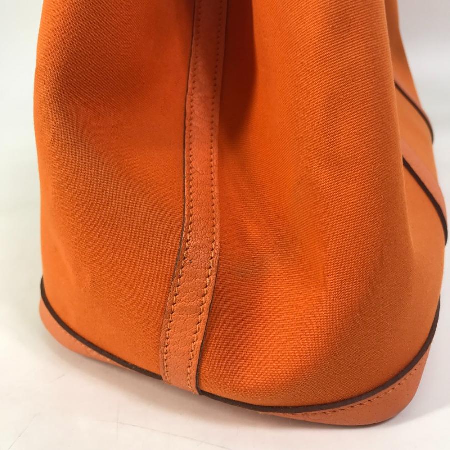 HERMES エルメス ガーデンパーティPM  カバン ショルダーバッグ トートバッグ フー オレンジ レディース【中古】 | HERMES | 05