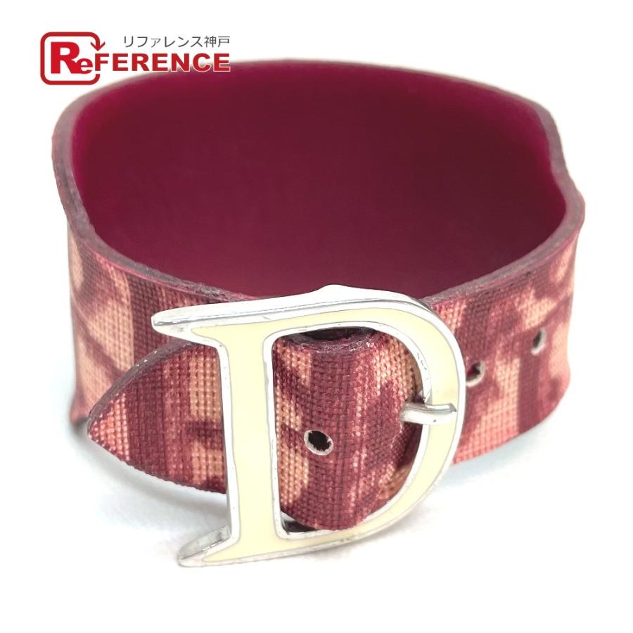 Christian Dior クリスチャンディオール ロゴ金具 トロッター バングル