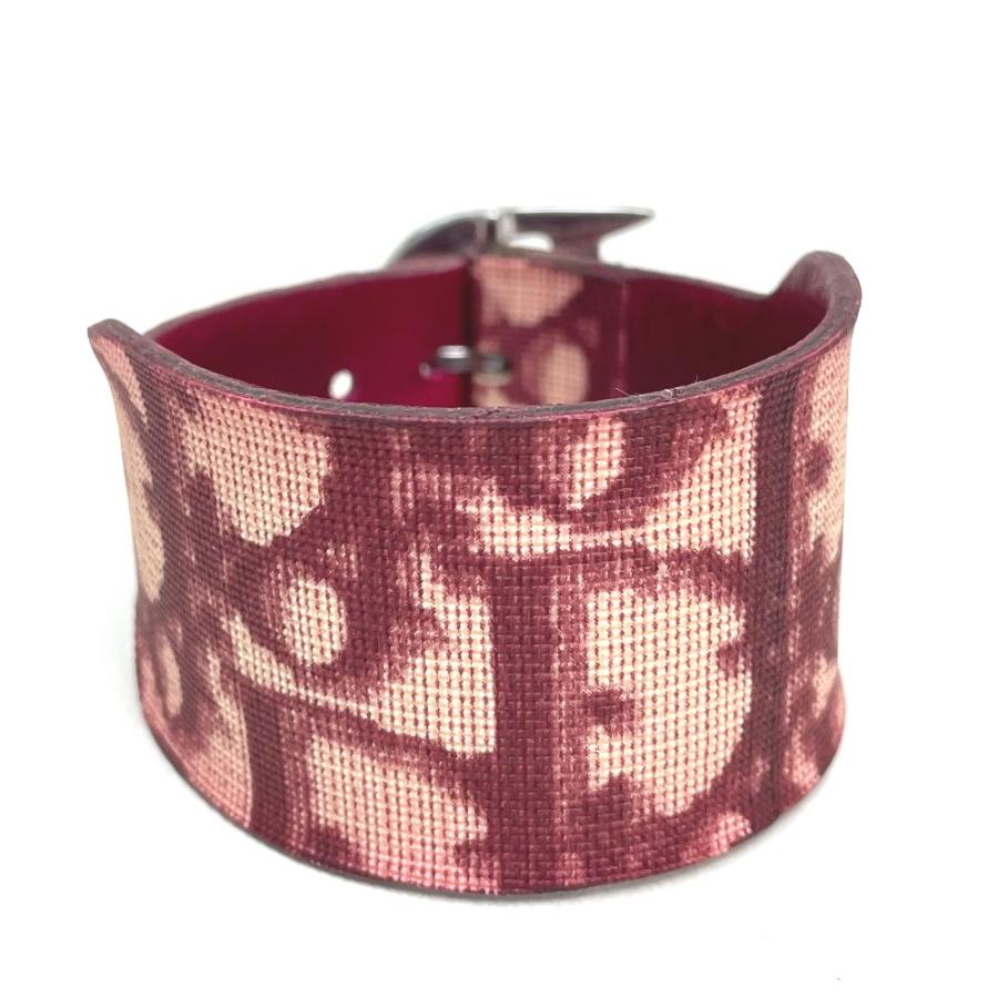 Christian Dior クリスチャンディオール ロゴ金具 トロッター バングル