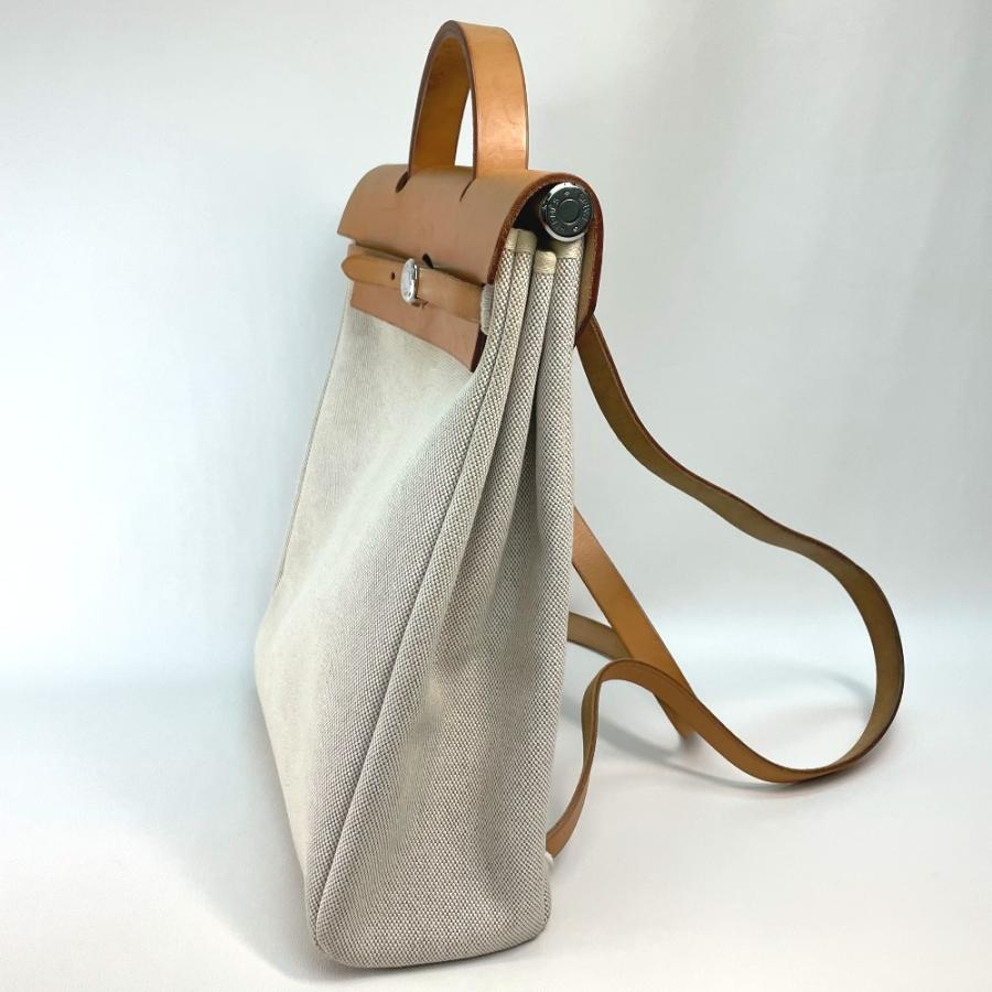 Hermes エルメス エールバッグ アド Pm 替えバッグ付き リュック デイパック ナチュラル ベージュ ブラウン レディース 中古 E 1 リファレンス コレクション 通販 Yahoo ショッピング