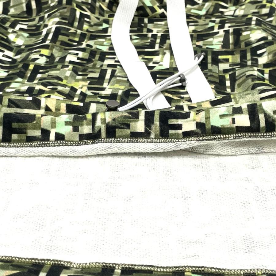 FENDI フェンディ FF ズッカ プルオーバー トップス パーカー コットン レディース グリーン | FENDI | 06