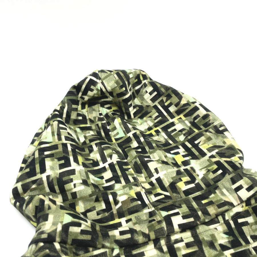 FENDI フェンディ FF ズッカ プルオーバー トップス パーカー コットン レディース グリーン | FENDI | 07
