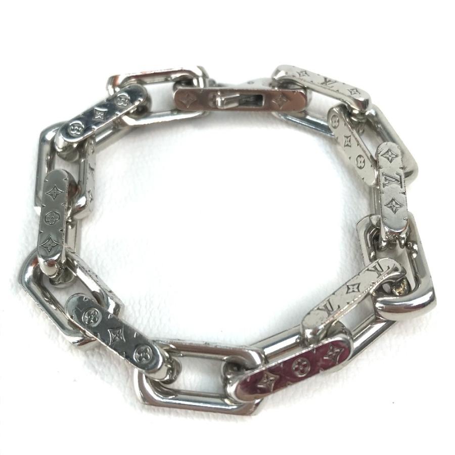 Louis Vuitton ルイヴィトン M ブレスレット チェーン モノグラム ブレスレット シルバー メンズ 中古 E 6 リファレンス コレクション 通販 Yahoo ショッピング