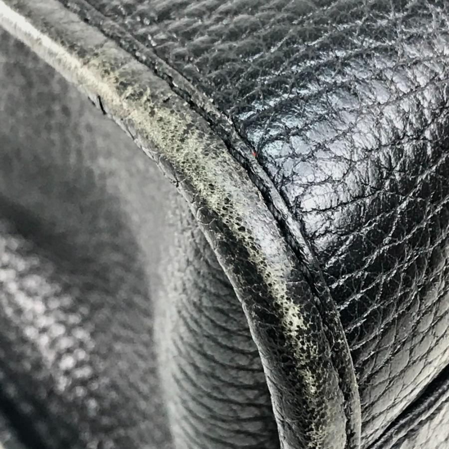 CELINE セリーヌ ヴィンテージ ロック トートバッグ ハンドバッグ レザー レディース ブラック×ゴールド金具 | CELINE | 05