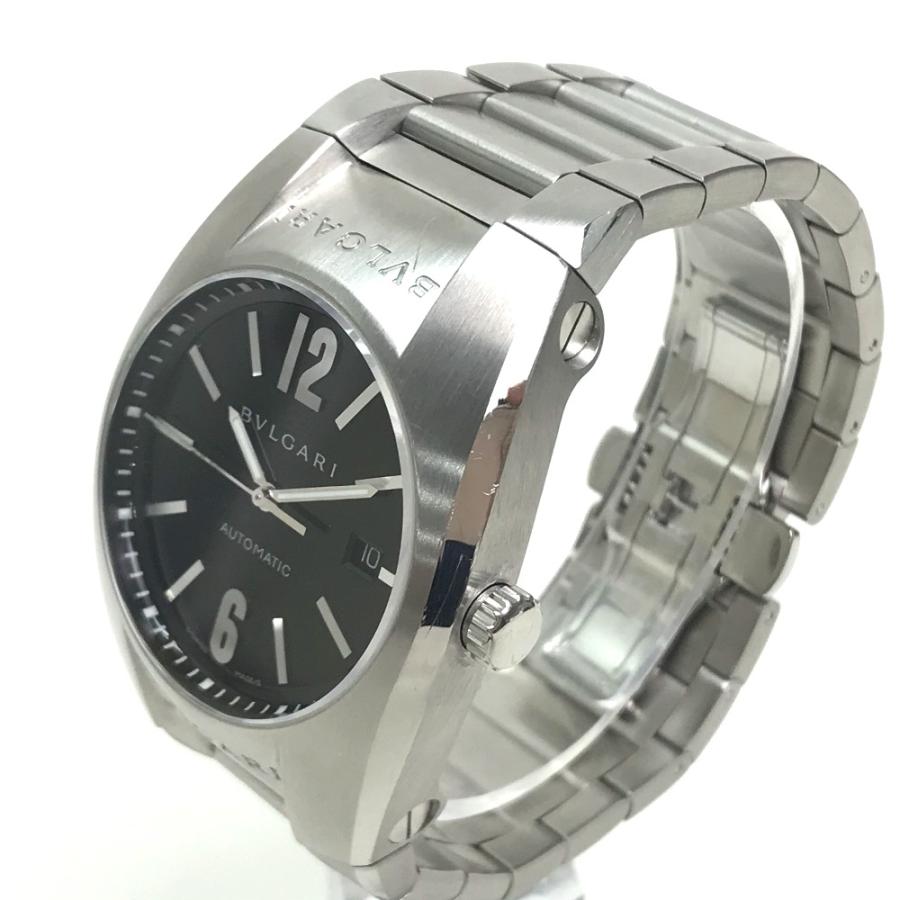 BVLGARI ブルガリ EG40S エルゴン オートマティック メンズ腕時計 SS  ブラック文字盤 シルバー | BVLGARI | 02